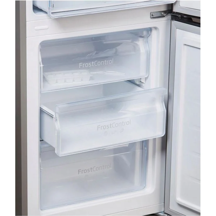 Amica KGCL 387 Kühl-Gefrierkombination, freistehend, Edelstahloptik, Schnellkühlen, LED, Breite 54 cm, Energieklasse E – Bild 8