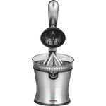 Gastroback 41150 Advanced Pro S Zitruspresse, Presskegel, spülmaschinengeeignete Teile, 100 Watt, Aluminium, silber