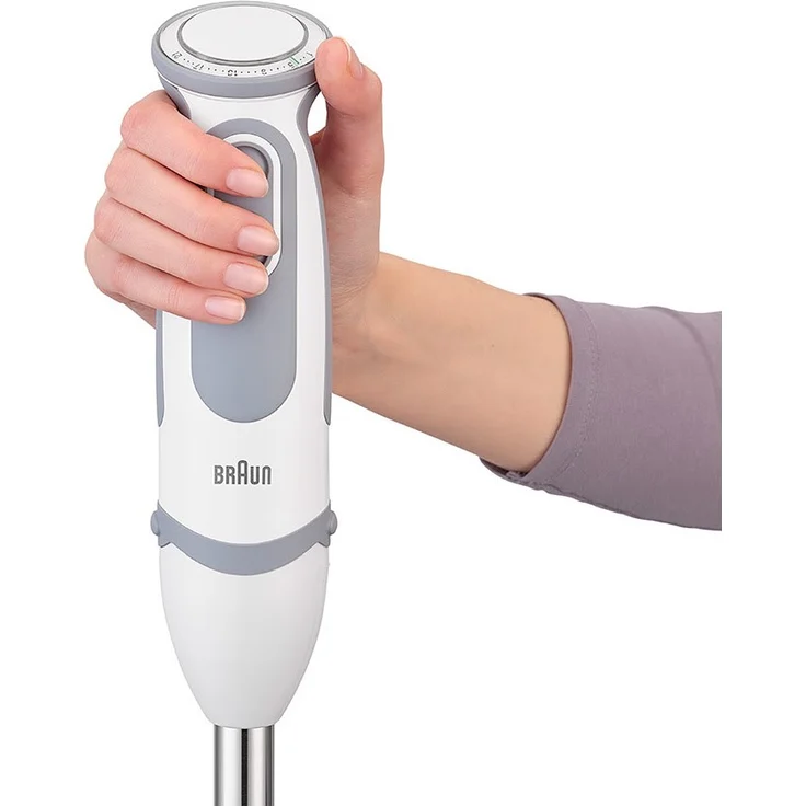 Braun MQ 5245 MultiQuick 5 Vario Stabmixer-Set, 1000W, 21 Geschwindigkeiten, weiß – Bild 3