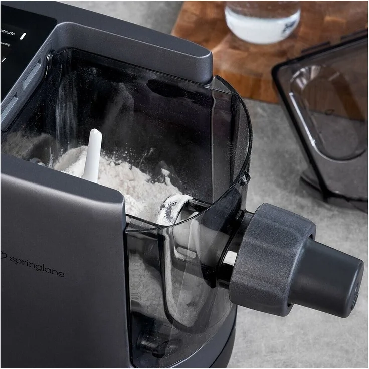 Springlane Nina, Pastamaker, Nudelmaschine, inkl. 7 Nudeleinsätzen, 180 W, Kunststoff, schwarz – Bild 6