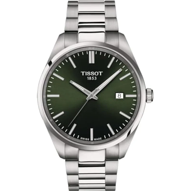 Tissot Chronograph Tissot PR100 T1504101109100, Armbanduhr mit dunkelgrünem Ziffernblatt – Bild 1