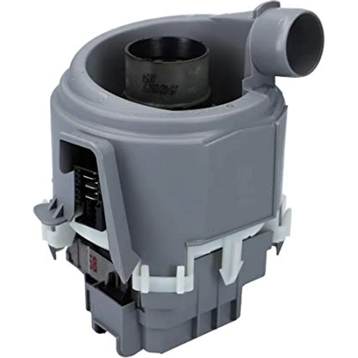 DL-pro Heizpumpe für Geschirrspüler, passend für Bosch Siemens Neff Gaggenau Balay, Einlauf 37 mm, Auslauf 30 mm, inkl. Schlauchschelle – Bild 1