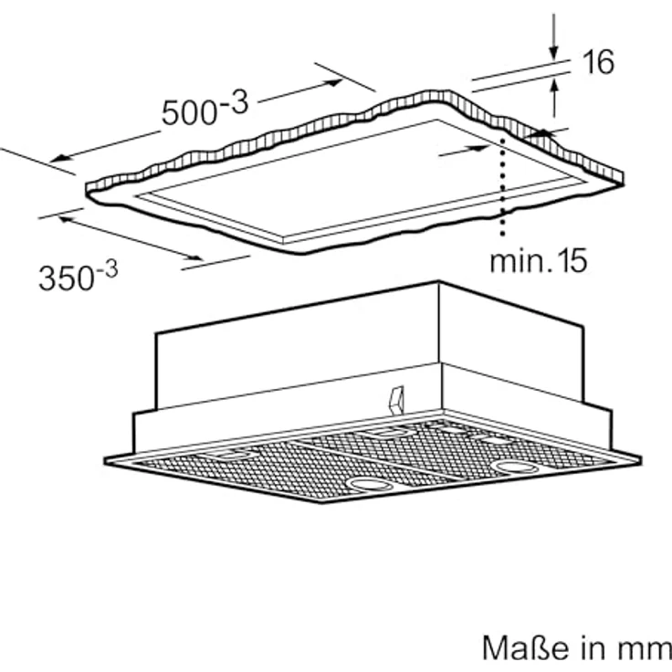 Neff D5655X2 N 30 Lüfterbaustein, 53 cm, silbermetallic, mit 3 Leistungsstufen und LED-Beleuchtung – Bild 13