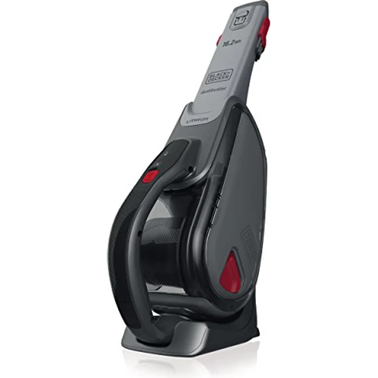 Black + Decker Dustbuster Handstaubsauger Rot Rojo, Titanio – Bild 2