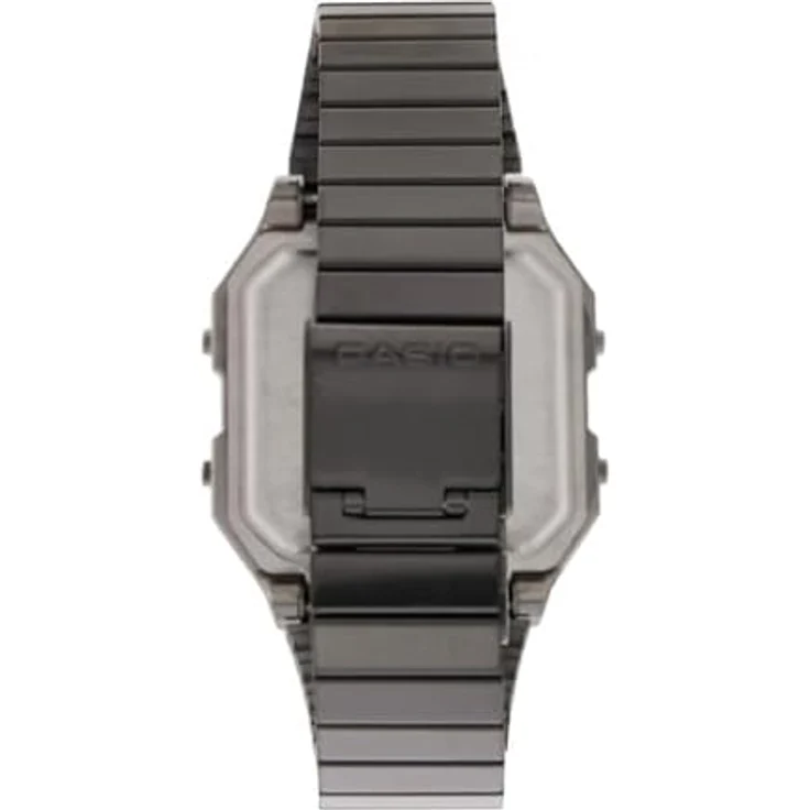 CASIO VINTAGE A130WEGG-1AEF, digitaler Chronograph, Quarzuhr mit Edelstahlarmband, für Damen und Herren – Bild 3