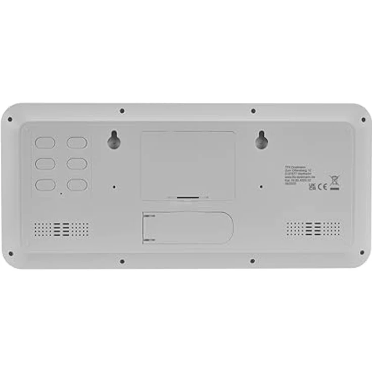 TFA Digitale Funkuhr mit Raumklima und Weckfunktion, schwarz – Bild 5