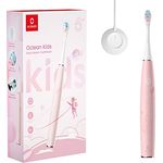 Oclean Sonic Elektrische Zahnbürste für Kinder, weiche kinderfreundliche Borsten, ultra leise Bürsten, 2 Minuten eingebauter Timer, IPX7 wasserdicht, für Kinder ab 5 Jahren (Rosa)