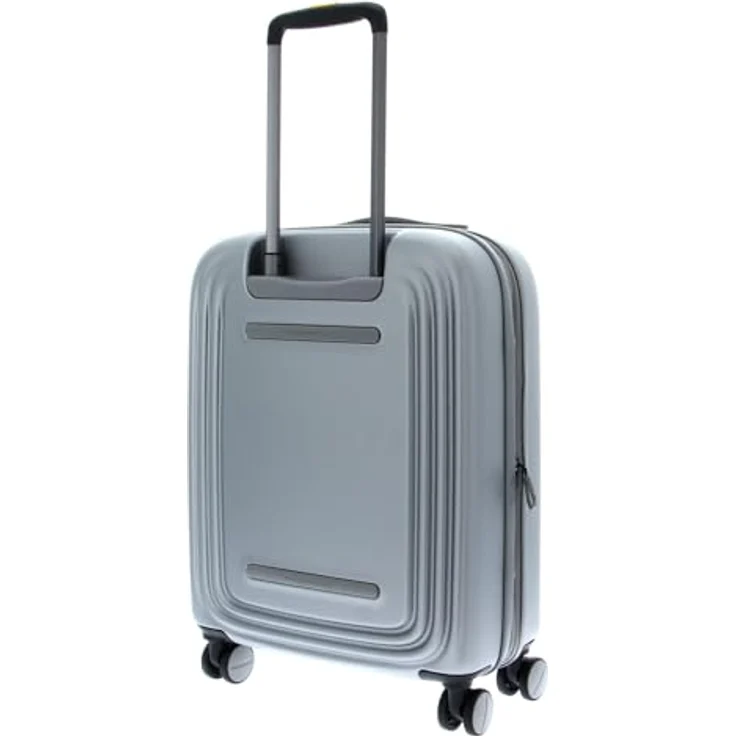 Mandarina Duck Koffer Logoduck + 4 Rollen Kabinentrolley 55 cm Silber (40 l, S) – Bild 3