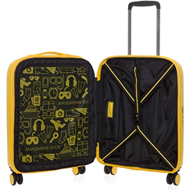 Mandarina Duck LOGODUCK + Trolley Cabin EXP Duck Yellow (Gelb) 40x55x20/23(BxHxB) – Bild 4