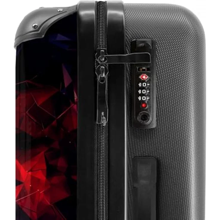 NoBoringSuitcases.com© Kinderkoffer Spiele - Neon 67 cm - 72 L, 4 Rollen, Mittelgroßer Reisetasche mit Rollen für 20kg, Kinderkoffer – Bild 6