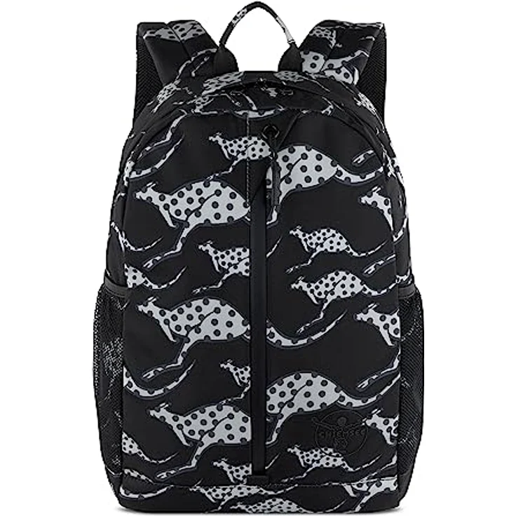 Chiemsee Jump N Fly Freizeitrucksack, schwarz mit gepolstertem Laptopfach und geräumigem Hauptfach – Bild 1