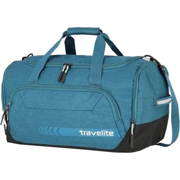 Travelite Kick Off Weekender Reisetasche M, 50 cm, petrol, 100% Polyester – Bild 4