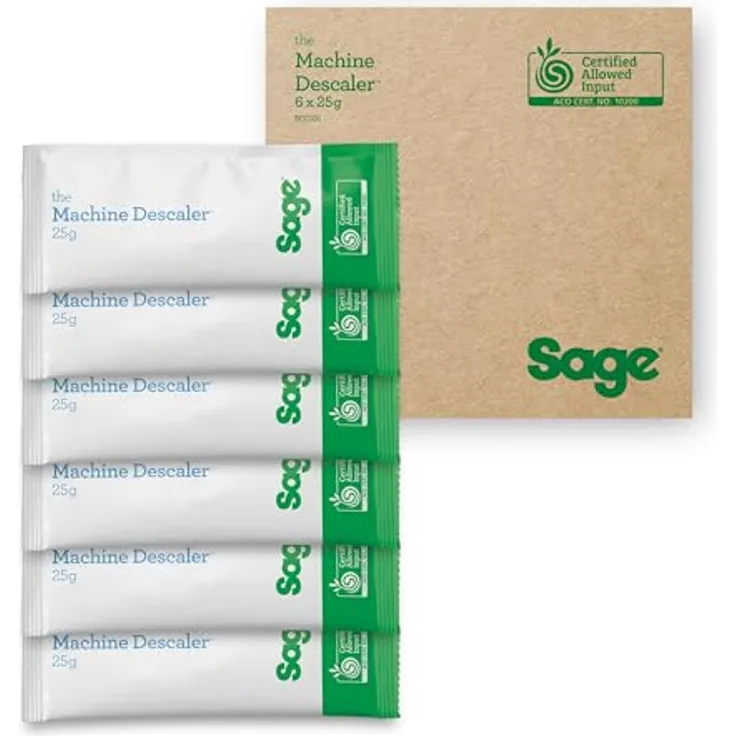 Sage SCC101NEU0ZEU1, Kaffeemaschine für Puder, 25 g, 6 Stück(e), 200 g, 10 mm