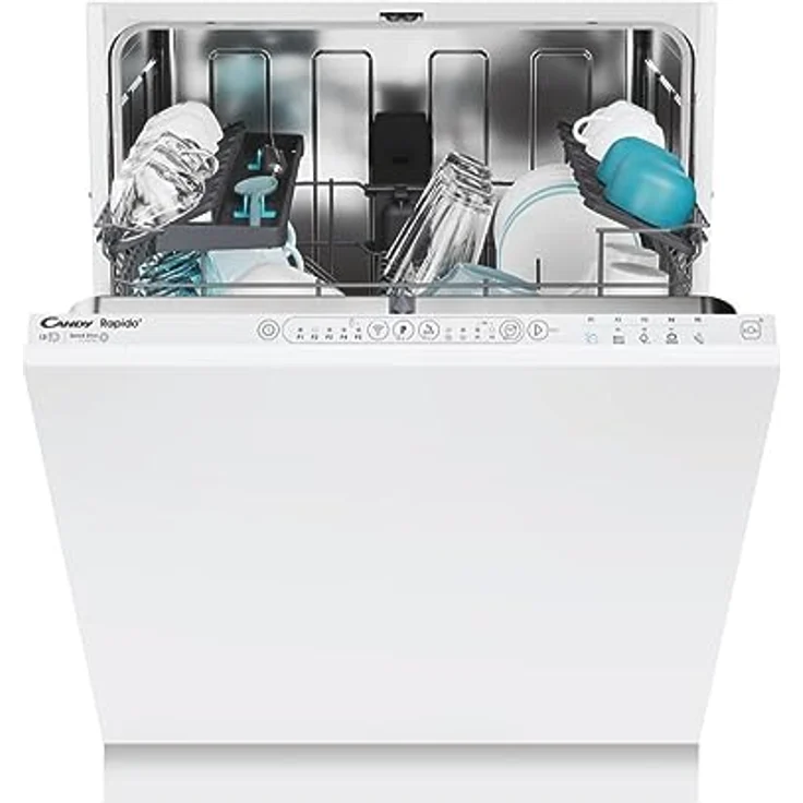 Candy RapidÓ CI 3E53L0W, Voll integrierter Geschirrspüler für 13 Maßgedecke, Geräuschpegel 53 dB, App-gesteuerte Bedienung, Energieeffizienzklasse E – Bild 9