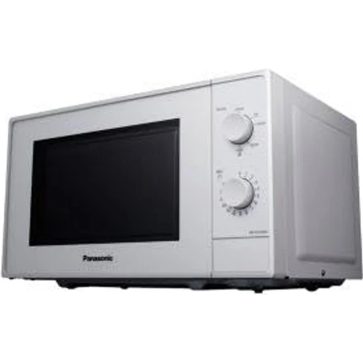 Panasonic NN-E20JWMEPG Mikrowelle, Standgerät, 800 Watt, 20 Liter Garraum, Durchmesser der Teller: 25 cm, weiß – Bild 4