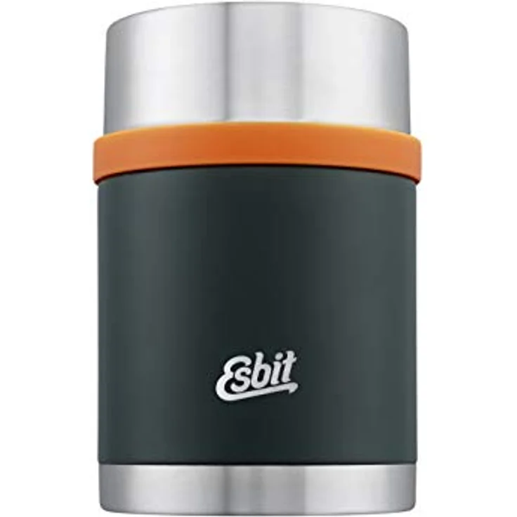 Esbit Thermobehälter Sculptor , Edelstahl | BPA-Frei , Schwarz, Silber, Grün , 0.75L & 1 L , für warme & kalte Speisen – Bild 2