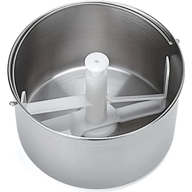 WILFA VANILLA ICM1S-250 Eismaschine mit Kompressor, 250W, Sorbet und Frozen Yoghurt, 2,5 Liter Fassungsvermögen, LCD-Display, Timer, Kühlhaltefunktion, silber – Bild 3
