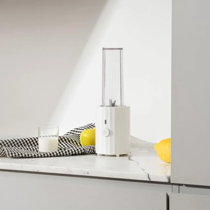Alessi Plissé MDL17 GR - Design Persönlicher Mixer, Thermoplastisches Harz, Mini-Schredder, Europäischer Stecker 380 W, Grün – Bild 5