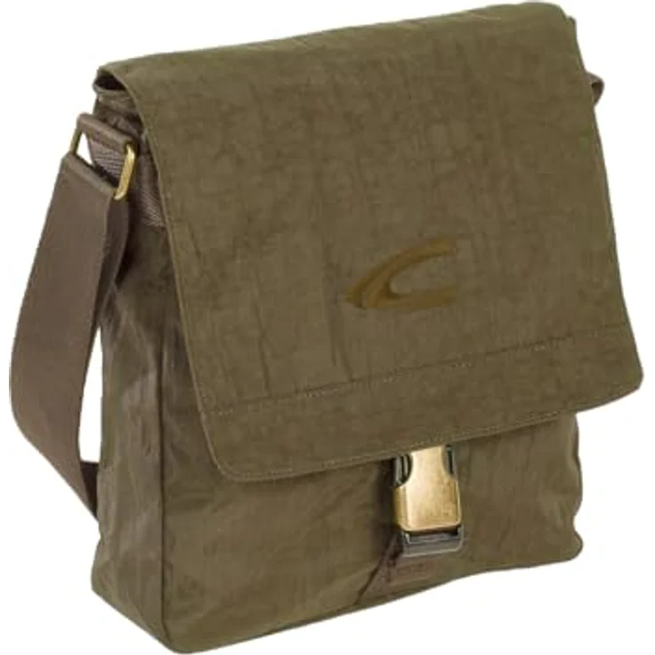 Camel Active Journey Umhängetasche, 22 cm, strapazierfähiges Nylon, 4 Liter Volumen, Grün – Bild 1