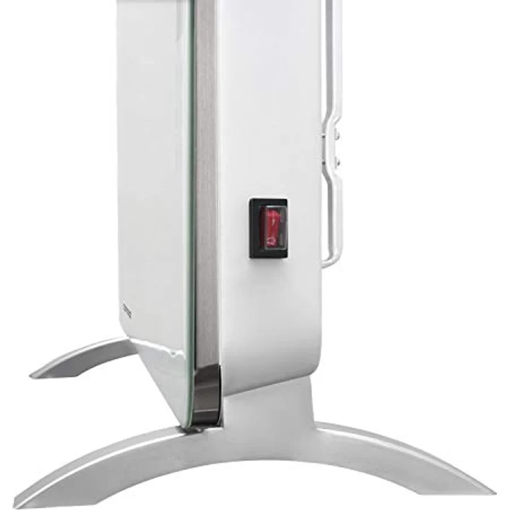 Concept KS4000 Elektrischer Konvektor Glaskonvektor Heizung Thermostat Standheizgerät Gehärtetes Glas LED-Anzeige 1000/2000W 20 m2 (Weiß) – Bild 3