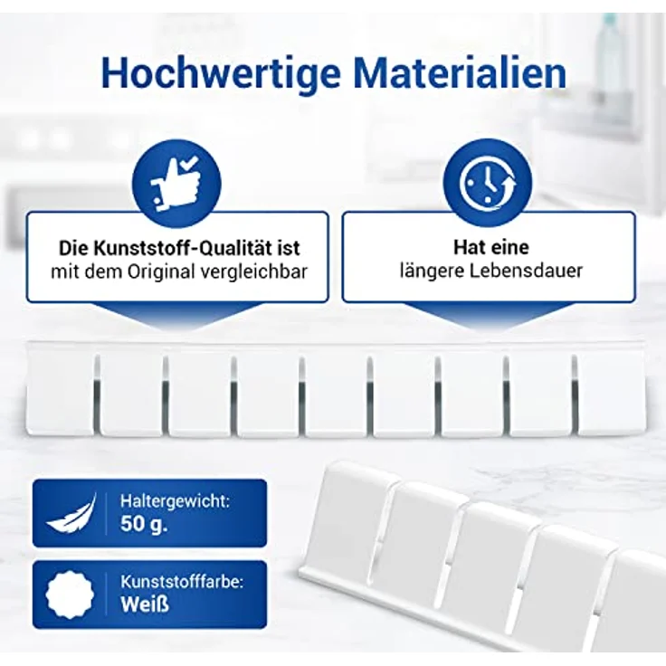 VIOKS Flaschenhalter Ersatz für Bosch Kühlschrank Flaschenhalter 00791396 - Kühlschrank Getränkehalter, Flaschenkamm für Kühlschrank Bosch – Bild 5