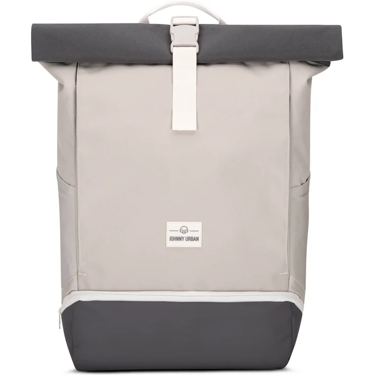 Johnny Urban Cityrucksack Allen Large, Rolltop Damen Herren, Laptop Fach, Wasserabweisend, aus recycelten PET-Flaschen hergestellt – Bild 1