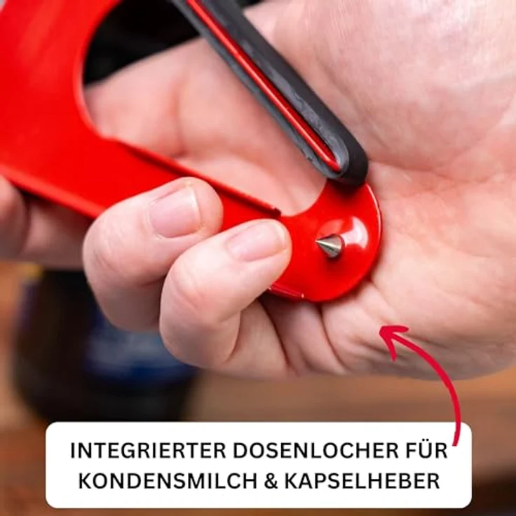 Westmark Vielzwecköffner mit Gummi-Lippe, Länge: 17 cm, Stahl-Gummi, Sieger-Twist, 10494470 – Bild 4