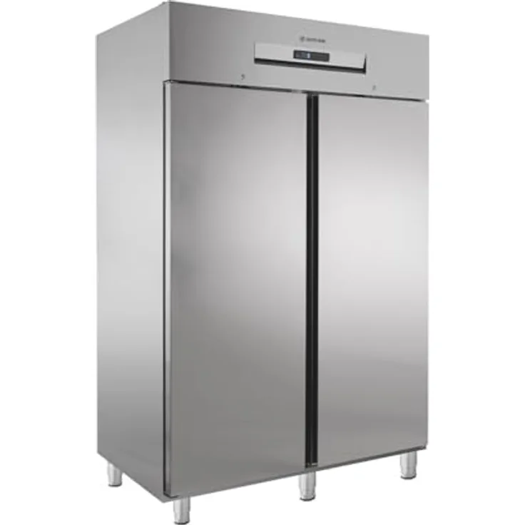GASTROHERO Kühlschrank PROFI 1400 GN 2/1 Superior, Edelstahl, 934 Liter Nettovolumen, mit digitalem Thermostat