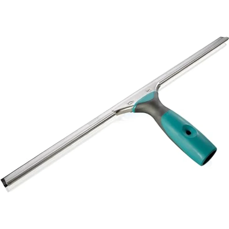 Leifheit Professional Fensterabzieher 45 cm mit Weichgummigriff, Abzieher mit hochflexibler Gummilippe, Duschabzieher mit verschiebbarer Griffposition – Bild 2