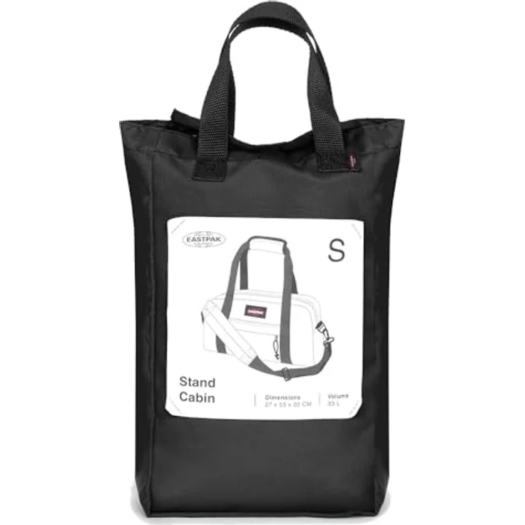 Eastpak Stand Weekender Reisetasche, 53 cm, grau, 100% Polyester – Bild 5