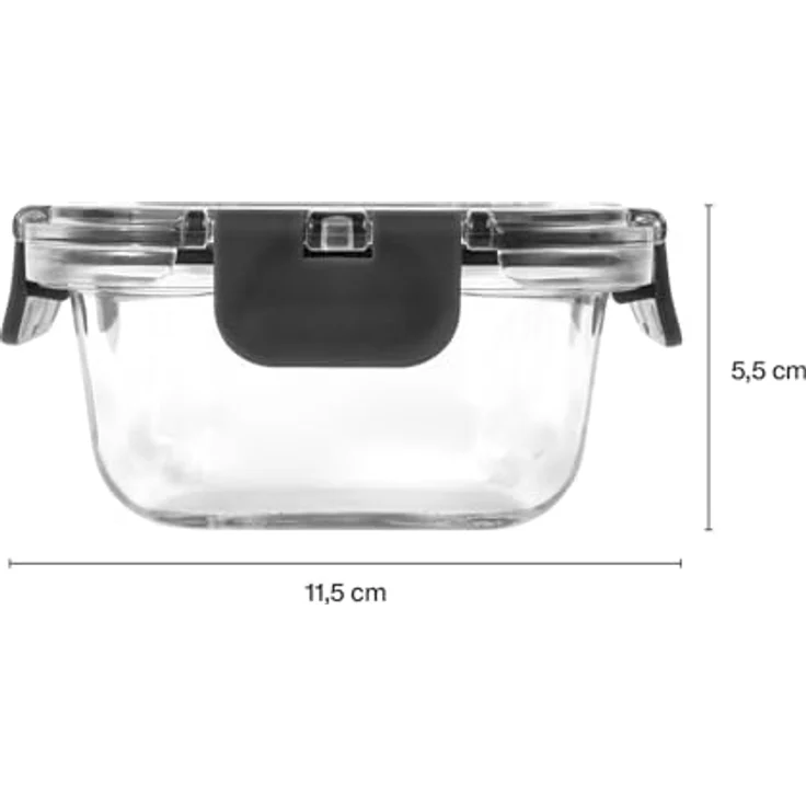 Zyliss Glas-Frischhaltedosen 0,37L, bruchsicherer Glasbehälter mit transparentem Tritan-Deckel, mikrowellenfest und spülmaschinenfest, 100 % luftdicht, 5 Jahre Garantie – Bild 3