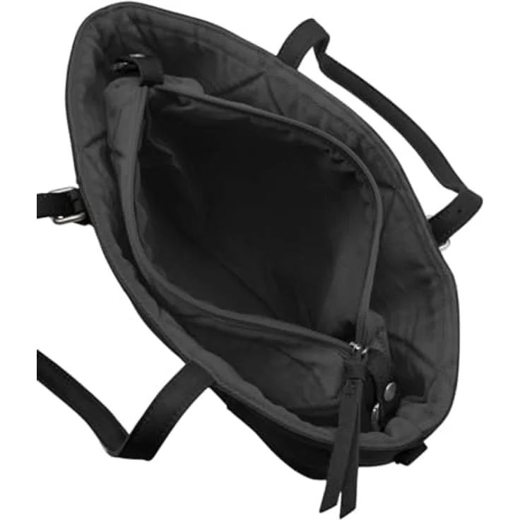 FredsBruder Reversible Wendeshopper aus 100% Leder, 37 cm, schwarz – Bild 3