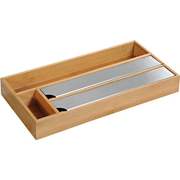 Kesper 58041 13 Folienspender für die Schublade, Braun, 42 x 19 x 5,4 cm