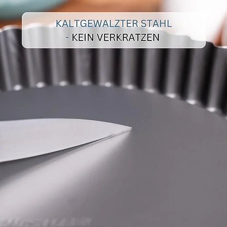 Westmark Obstbodenform, Rund, Durchmesser: 28 cm, Antihaftbeschichtet, Kaltgewalzter Stahl, Back-Meister, Anthrazit, 32942270 – Bild 4