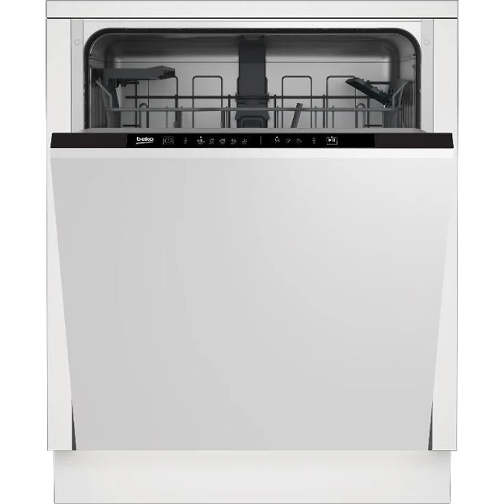 BEKO BDIN16O44W Einbau-Geschirrspüler, vollintegriert 60 cm, 14 Maßgedecke, flüsterleiser Betrieb, SelfDry-Technologie