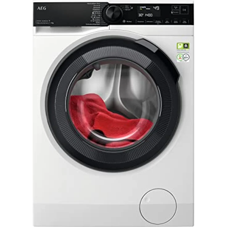 AEG LR9W75490 WiFi Waschmaschine / Serie 9000 mit AbsoluteCare / SoftWater - Wasservorenthärtung / ProSteam - Auffrischfunktion / 9,0 kg / Leise / Mengenautomatik / Nachlegefunktion / 1400 U/min – Bild 1