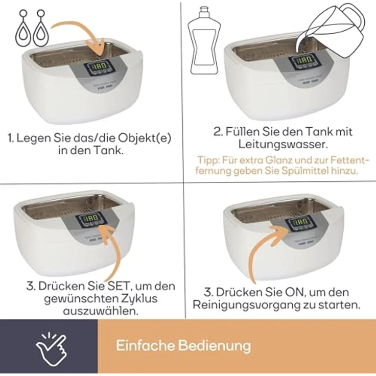 Velleman VTUSC3 Ultraschallreiniger – Bild 8