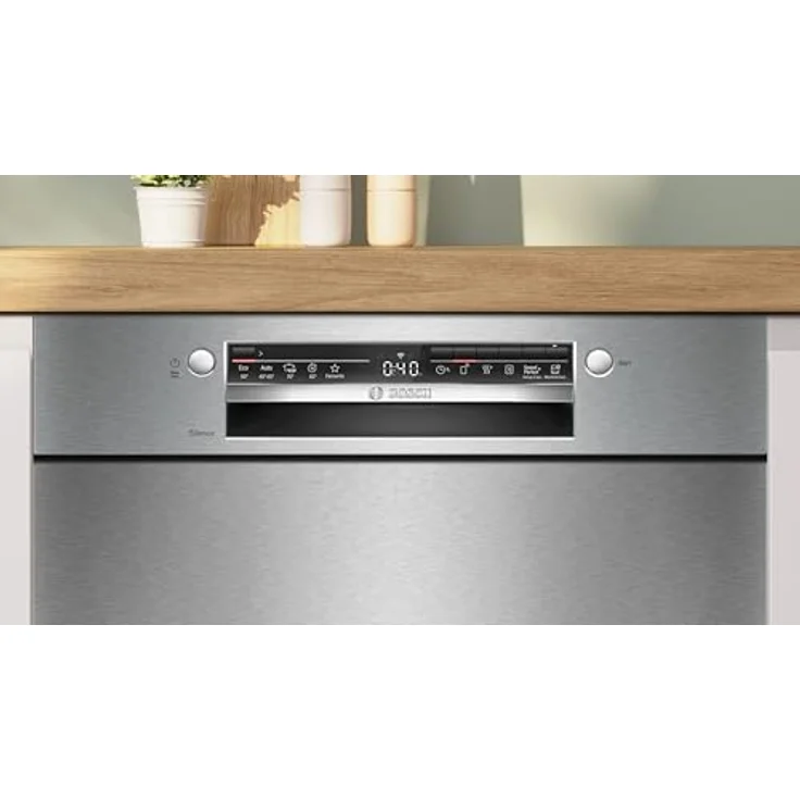 Bosch SMU2HTS08E, Unterbau-Geschirrspüler 60cm mit Edelstahlfront, 5 Jahre Garantie, AquaStop® und EcoSilence Drive™ – Bild 6