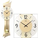 AMS Quarz-Pendeluhr, Holz, Mehrfarbig, 80 x 35 x 20 cm