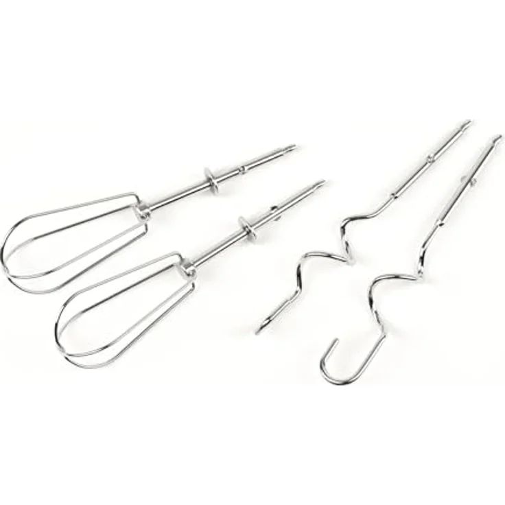 Girmi Handmixer SB43, 250 W Handrührgerät mit 5 Geschwindigkeitsstufen, Edelstahl-Rührbesen & Knethaken, Creme – Bild 6