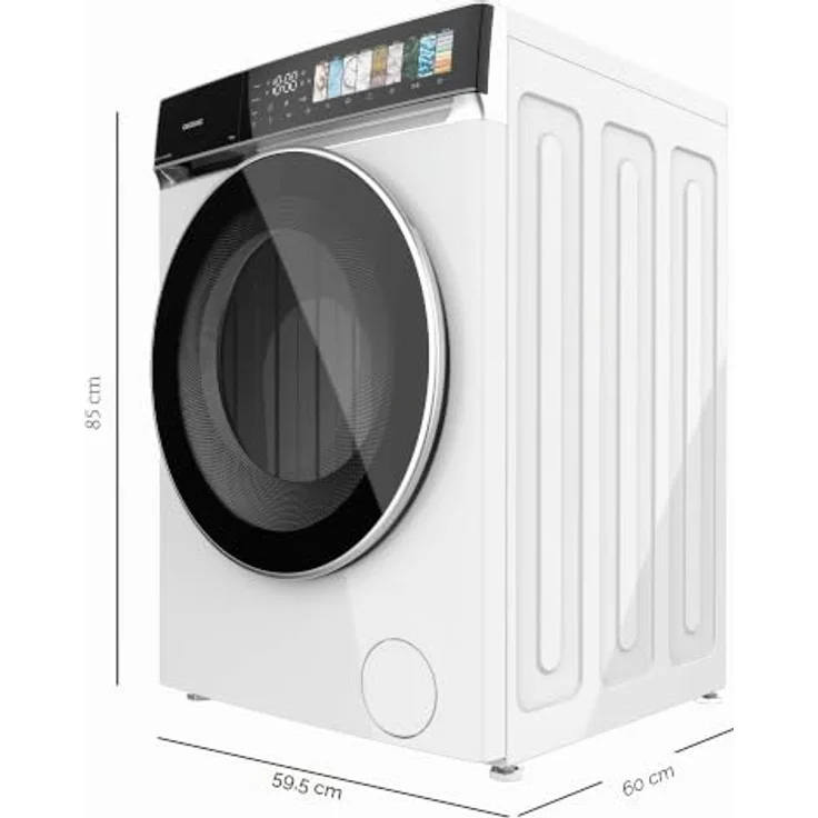 Cecotec Bolero DressCode 10970 Waschmaschine 10 kg, Direct Drive, 1400 U/min, 11 Waschprogramme, FullColor-Display, SteamMax – Bild 2