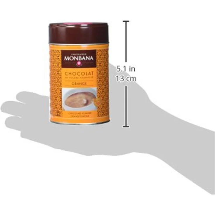 Chocolaterie Monbana Trinkschokolade Orange, 250g – Bild 4