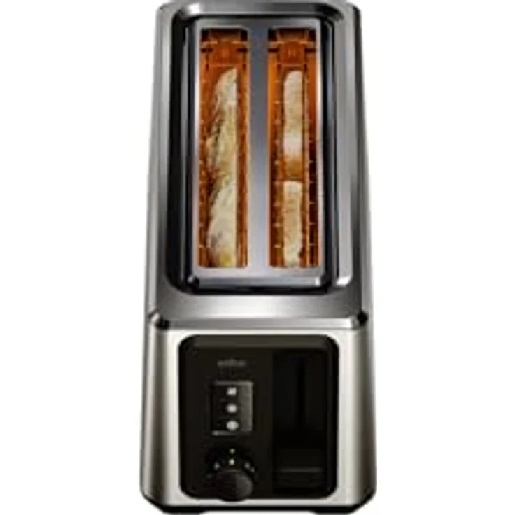 Braun HT 5220 BK, Toaster mit mehreren Bräunungsstufen, schwarz – Bild 2