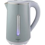 Michelino Wasserkocher Eleganter Teekocher aus Edelstahl 1,8 Liter, Stilvolles Design in Edelstahl - Preisvergleich