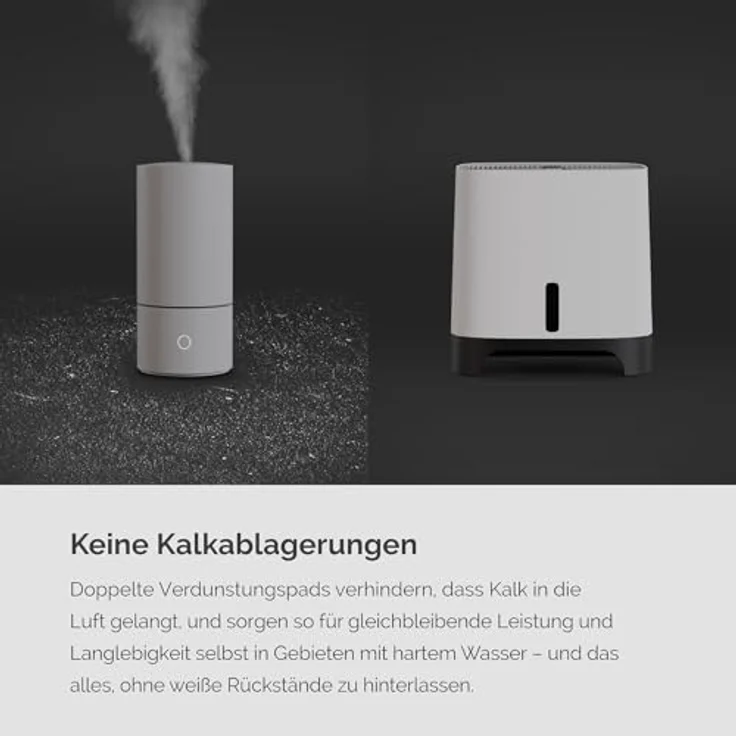 Meaco Armin Luftbefeuchter 680 ml für bis zu 89 m2, 4,7 L Tank, geeignet für weiches & hartes Wasser, keine weißen Rückstände, leise Betrieb (MEACO) – Bild 3