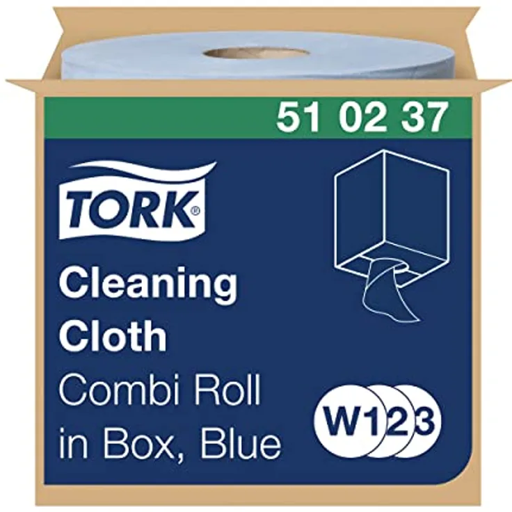 Tork Reinigungstücher Blau W1/2/3, Wiederverwendbar, 1 × 400 Tücher, 510237