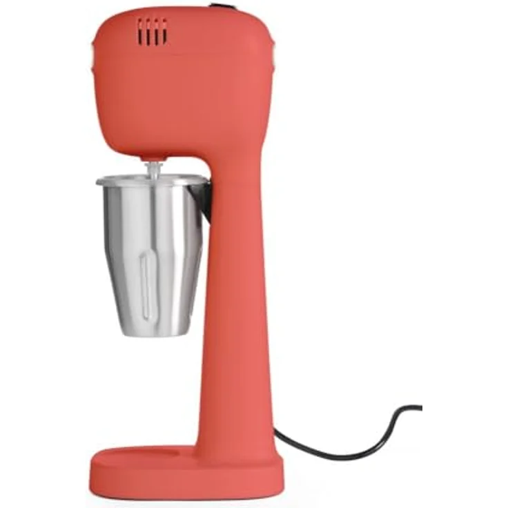 Hendi Milchshake-Mixer - Design by Bronwasser Standmixer, 400 Watt, Kunststoff, rot – Bild 6