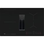 AEG TH84CB0BSZ, autarkes 83 cm Induktions Kochfeld mit 4 Zonen und integriertem Dunstabzug