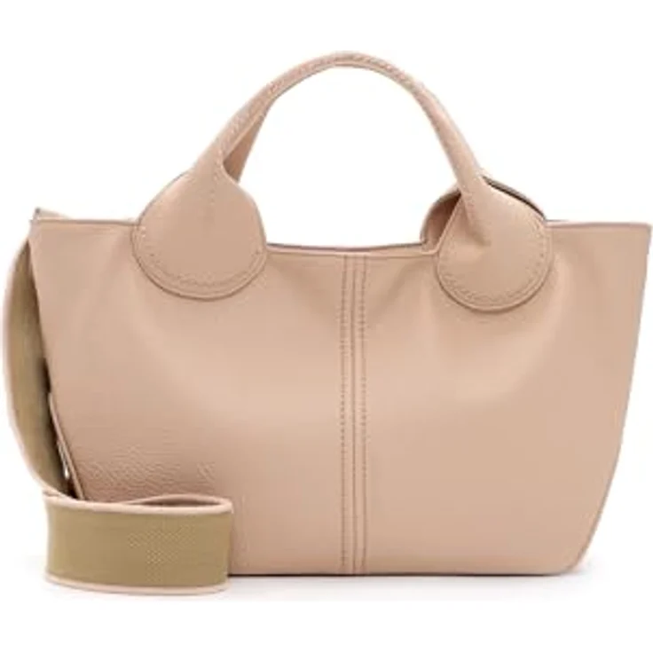 SURI FREY Shopper SFY Nessy, Feinsynthetik mit längenverstellbarem Umhängeriemen, edle Echtleder-Optik, uni-design – Bild 1