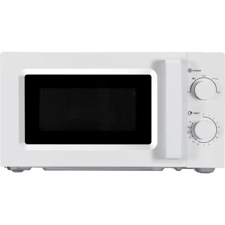 Insido Mikrowelle Anisa, 700 Watt, 6 Leistungsstufen, Auftaufunktion, Weiß